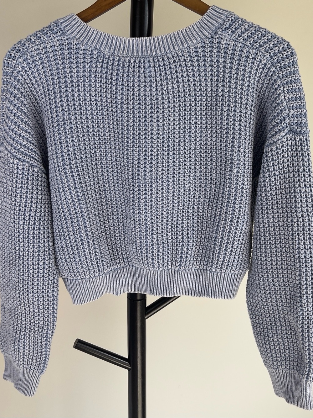Haute‎ Hippie Style Cropped Chunky Knit Sweater - Picture 4 of 8